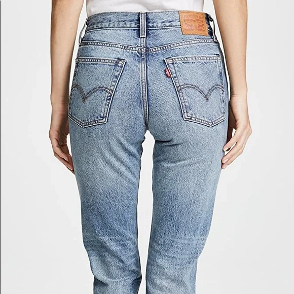 Levi's White Oak Cone Denim Wedgie Icon Foothills Button Fly High Rise Jeans - Picture 2 of 16